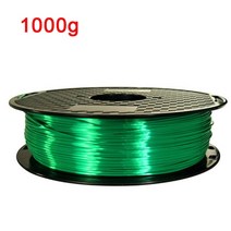 3d 프린트기 printer 기계 출력 대형 쓰리디 프린터 재료 필라멘트 pla 1 75mm 250g500g1kg 금속 느낌 반짝이 실크 인쇄 재료 특별 보라색구리 필라멘트, 옥 녹색 - 1kg, 협력사