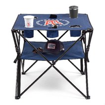 Barstool Sports 선반이 있는 야외 사각 접이식 테이블 휴대용 피크닉 테이블 해변 테이블 접이식 야외 캠핑 테이블 컵 및 휴대폰 홀더가 있는 경량