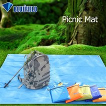 Bluefield Sun Shelter Camping Mat Beach Tent Tarp Mattress Awning Canopy For Hiking Travel Picni, 150x250cmBlue