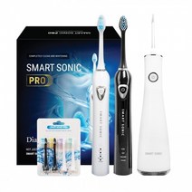 스마트소닉 프로 충전식 음파칫솔 RLT211 [커플] + DENTA 구강세정기 SG-8001A + 칫솔모1팩, 없음