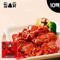 킹닭 킹매운맛 닭다리살 100g x 10팩 통닭다리살 통다리살 닭다리 순살, 10개