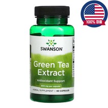 스완슨 그린티 녹차 추출물 폴리페놀 500mg 60캡슐