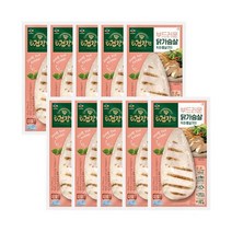 비비고 CJ제일제당 더건강한 닭가슴살 직화 통살구이100g 10개, 100g