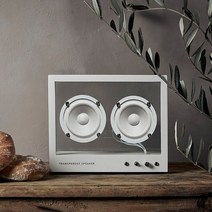[발렌타인 프로모션] 트랜스페어런트 스몰 투명 블루투스 스피커 TRANSPARENT SPEAKER, Black