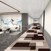 논슬립주방매트 홈 복도 카펫 긴 복도 3D 거실 공간 카펫 주방 통로 매트 집 입구 홀 매트, 01 R_20 100X500CM