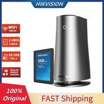 nas 나스 외장하드 원래 hikvision nas 개인 클라우드 공유 서버 wifi 네트워크 연결 스토리지 지원 가정사무실 h100용 hddssd 2.5인치, 없음