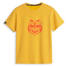 여름 라운드 반팔 남성의류 애니메이션 라이언 크리에이티브 프린트 홈웨어 소프트 트레이닝복