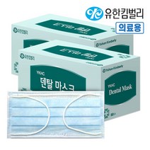 유한킴벌리 덴탈마스크 100매 일회용 대형, 단품, 단품