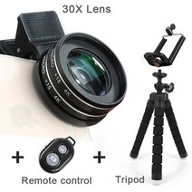 스마트 폰 렌즈 37mm 15x 매크로 30x 4k hd 전문 전화 카메라 속눈썹 다이아몬드 쥬얼리 매크로, 협력사, 30x 렌즈 세트 02