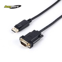 애니포트 DP to VGA 케이블, 1m