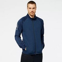 뉴발란스 뉴욕 마라톤 NB 히트로프트 인디고 풀집 트랙재킷 보온 퀼팅 스트레치 원단 NYC Marathon NB Heatloft Full Zip