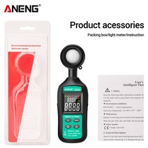 조도계 조도측정기 휘도계 디지털조도계 ANENG GN201 Luxmeter 디지털 라이트 미터 200K 럭스 광도계 UV 복, 01 green