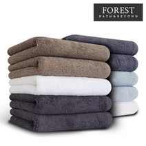 포레스트 코마사 타올 호텔 수건 30수 160g, 10장, 다크그레이