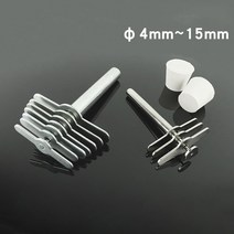 7*1/set 탄소강 수동 실험실 펀치 고무 스토퍼 천공기 플러그 구멍 펀처 드릴링 도구