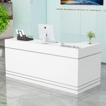 계산대 카운터 포스기 매장 인포 데스크 식당 서랍형 1200 프런트 사무용책상, 150x80x80cm, 화이트