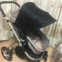 아기 유모차 선 바이저 캐리지 셰이드 캐노피 커버 액세서리 버기 캡 후드 비바람에 견디는, 01 Black