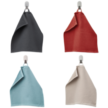 이케아 세면수건 SALVIKEN 살비켄 핸드타올 브라운오렌지 30x30 cm