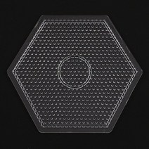 비즈노리 컬러비즈&모양판&부자재&비즈통&패키지세트, [선택3]모양판_03-육각형_대(1개)-17cm*15cm