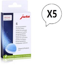 Jura 유라 커피머신 청소 정제 6개입 x 5개