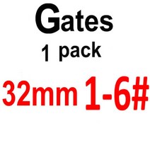 핸드 리머 볼트 치과 게이트 드릴 32mm Endodontic 리머 버 Glidden 파일 재료, 05 32mm gates 1-6