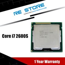 I7-8700K 인텔 코어 i7 2600S 2.8GHz 쿼드 프로세서 8MB 65W LGA 1155 cpu, 한개옵션0