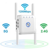 5G 와이파이 증폭기 와이파이 신호 증폭기 5Ghz 와이파이 확장기 장거리 와이파이 부스터 라우터 와이파이 1200Mbps 5G 2.4G Repiter, CHINA_EU Plug | 5G 1200M White