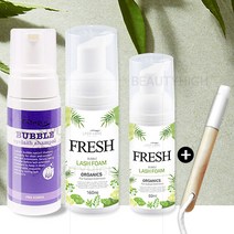 뷰티하이 속눈썹 프레쉬 버블래쉬폼샴푸+브러쉬(160ml 50ml 3종택) 속눈썹부자재, 1개, 01_래쉬홀릭 버블샴푸(160ml)+브러쉬