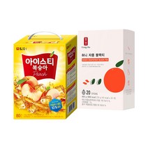 담터 아이스티 복숭아 80T +공차 허니자몽블랙티 20T
