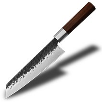 신제품 2022 일본 부엌 칼 수제 키리츠케 칼 요리사 도구 나무손잡이 샤프 클리버, 01 8inch