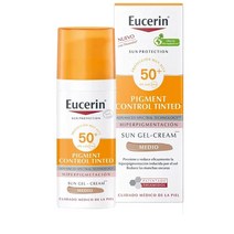 선크림 유제린 피그먼트 컨트롤 선젤 크림 틴트 미디움 SPF50+ 50ml NEW