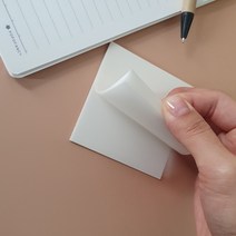 [풋인앤아웃] 방수 투명 스티커 메모지 포스트잇 100매