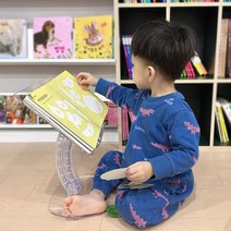 바나린 온가족 독서대 유아 북스탠드 아기 책거치대 아이 어린이 책받침대 투명 아크릴