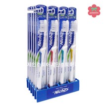 니치 콤팩트 틈새 2단슬림모 치과용 칫솔, 1개, 10개입