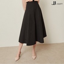 JJ지고트 백 밴딩 A라인 플레어 스커트 GM9P0SK94