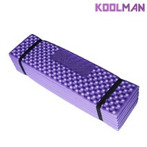 KOOLMAN(쿨맨) 백패킹 발포 캠핑매트 싱글 (1인용), 퍼플