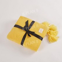 MORE북유럽 손뜨개 니트 블랭킷 담요 쇼파 커버