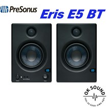 PreSonus ERIS E5 BT 스튜디오모니터 스피커 1조 50W 5인치 블루투스스피커