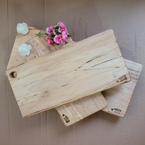 가족 건강까지 생각한다면 자연건조 6년 천연원목 국산 수제 단풍나무도마