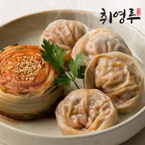 [정직한밥상] 만두의 지존 취영루 만두 7종 1+1, 06.취영루 김치왕만두 490g x 2팩
