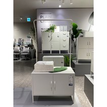 모던하우스강서점 가구 데일리 철재 행거형 수납장 2도어 세트 W800 CF22SET009