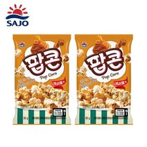 [사조] 전자레인지용 팝콘 카라멜맛 80g, 2개
