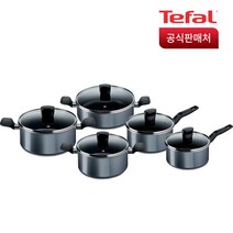 [세트]테팔 홈쿡 인덕션 겸용 냄비 세트, 07-홈쿡 2종(편수18cm+양수24cm)