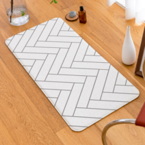 파크론 어반헤링본 중형 주방매트 욕실 현관 씽크대 부엌 발매트 95*44*1.5cm