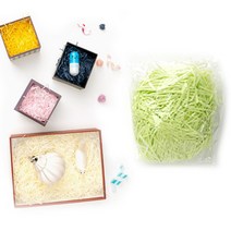 종이 스타핑 선물 속포장지 쵸핑 완충제 그린 약20g 0.8151ea, SH_ 본상품선택