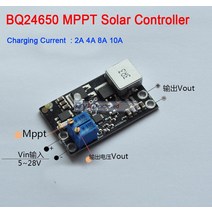 2a 4a 8a 10a bq24650 mppt 태양 전지 패널 컨트롤러 리튬 배터리 리튬 이온 lifepo4 납산 충전 dc 12v 24v 벅 조절 가능, 01 10A