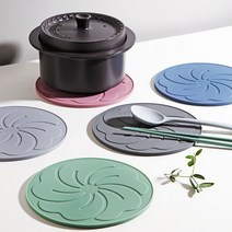 [미쓰오상점] 국내제작 실리콘 빅 냄비받침 ( 5가지색상 택 1 ) - 평일 2시결제건까지 당일발송!!, 핑크