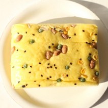 기장찰옥수수빵 술빵 5개 옛날 찐빵 옥수수빵, 350g