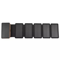 태양광 충전기 태양열 휴대용 20000mAh 태양 광 발전 은행 접이식 전지 패널 충전기 외부 배터리 전화에 한, 04 Green 5 Solar Panel
