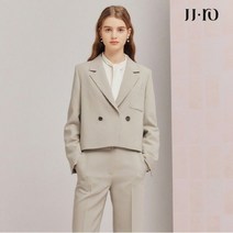 JJ지고트 JJ.ro 버튼 장식 테일러드 크롭 재킷 GM2M0JKT2