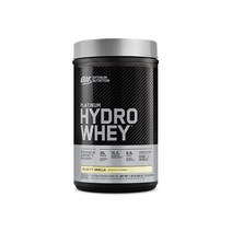 Optimum Nutrition 플래티넘 하이드로웨이 단백질 파우더 벨로시티 바닐라 1.75파운드, 1개, 기본